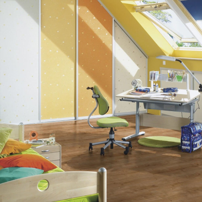 Биополы Purline Wineo 1200 wood XL Hello Martha PLC076R в интерьере детской комнаты