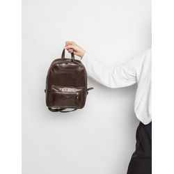 Женский кожаный рюкзак Anzolla brown (арт. 3040-02)