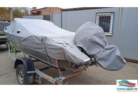 Тент на лодку WYATBOAT 430 MDC (кренолины)