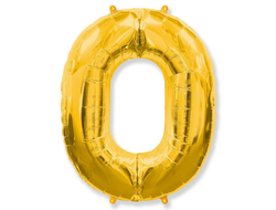 Цифра 0 золото