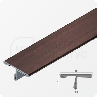 Т-образный порог 20 мм. из нержавеющей стали NEEXY PVS91-07 PVS91-08 ANTC Антик медь