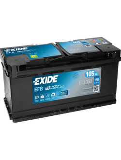 АККУМУЛЯТОР АВТОМОБИЛЬНЫЙ EXIDE EFB EL1050 R+ 105Ah 950А (En)