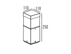 Ландшафтные светильники серии  BRISBANE  LED 4*3w