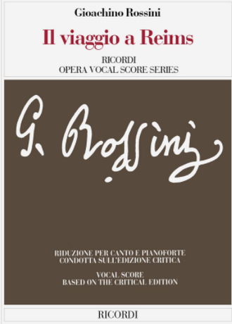 Rossini, Gioacchino Il viaggio a Reims oper in 1 act vocal score (it)