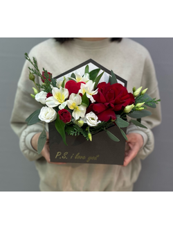 Послание в конверте с сердечком