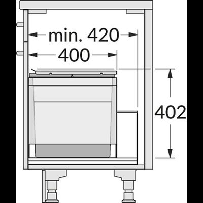 Встраиваемая система 54л Triple XL 600 Hailo 3631691