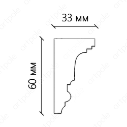 Карниз гладкий SKT31