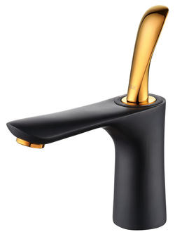 Смеситель для раковины DK Venice.Baciano DA1032159 черный-золото