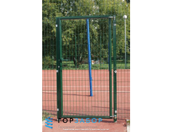 Сварной 3D забор из прутка 3,5мм цинк+полимер для дачи