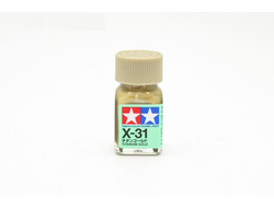 Tamiya: Краска эмалевая X-31 "Titanium Gold"