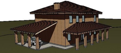 Двухэтажный дом с четырьмя спальнями 173м² (S51)