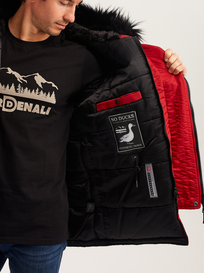 Куртка N3B COMPASS RED/BLACK