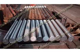 шпильки для фундаментных болтов с анкерной плитой тип 2 исполнение 1