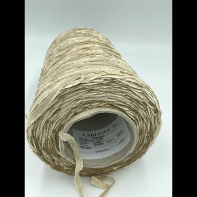 CARIAGGI art. VELVET 100% SE Шёлк   Nm.200 м в 100 г цв. 31686 золотисто-бежевый