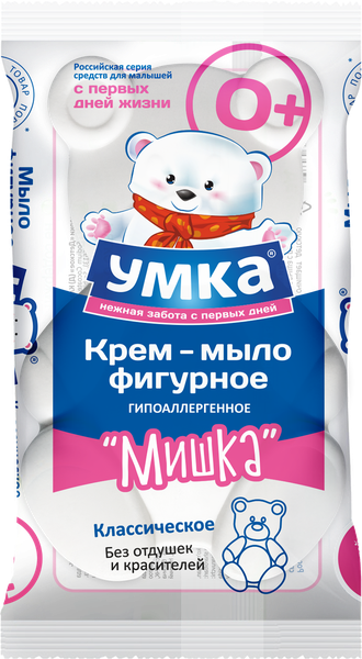 УМКА Детское мыло фигурное Мишка 60г