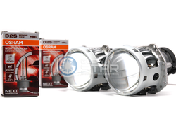 Комплект Hella 3R с ксеноновыми лампами D2S OSRAM 66240XNL Night Breaker Laser Xenarc (+200%)