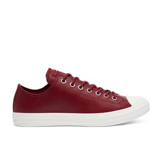 Converse кеды Chuck Taylor All Star Color Leather Low Top женские красные