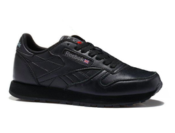 Reebok Classic черные, КОЖА женские (36-41) Арт: 005MF(I)