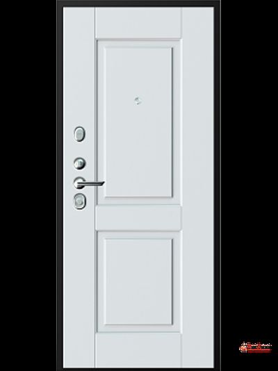 С-123\21 Черный букле\ DOPPIO CLASSICA Grey soft\ White soft