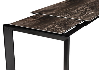 LARS черный/ керамика DOLOMITE GU 160(+70)х90