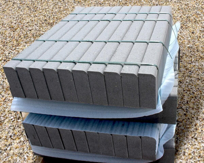 Садовый бордюр БР 100.20.8 | 1000х200х80 мм. ГОСТ 6665-91