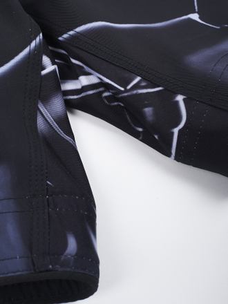 Купить Шорты MANTO fight shorts MACHINE в черном цвете для занятий единоборствами фото