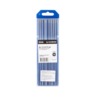 Электроды вольфрамовые FoxWeld WL-15 ⌀ 2.0мм
