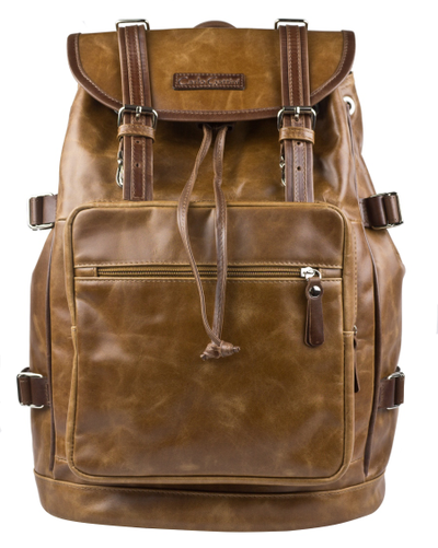 Кожаный рюкзак Volturno cognac/brown (арт. 3004-03)
