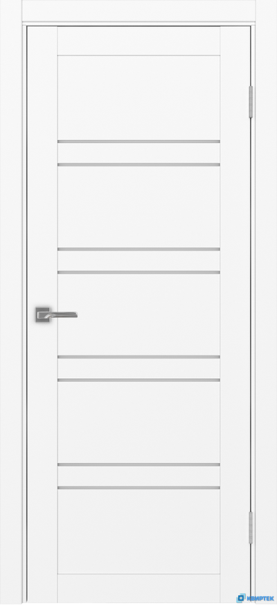 Дверь Оптима Порте царговая экошпон Турин 560 Белый снежный купить в Челябинске | КВИРТЕК