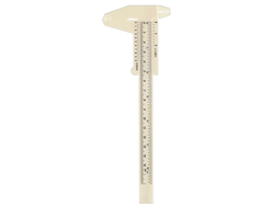 Штангенциркуль для моделирования бровей, белый
