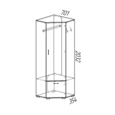 Прихожая "Ника-3" (модульная)