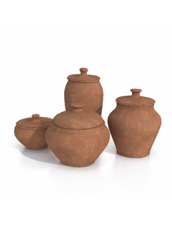 посуда Глиняные горшки