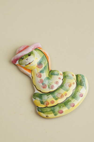 Змейка в шляпке (магнит)