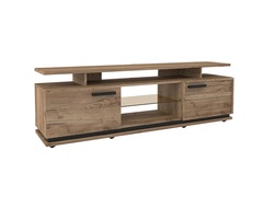 ГОСТИНАЯ NATURE (НАТУРА) - NATURE 3 Тумба ТВ Дуб табачный Craft-Черный