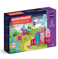 Магнитный конструктор MAGFORMERS 704004 Princess castle 78P Set