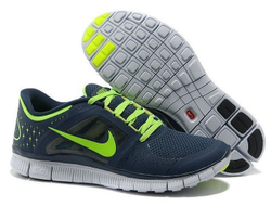 Nike Free Run 3.0 черно-зеленые