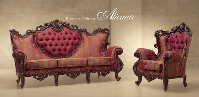 ДИВАН 2-Х МЕСТНЫЙ ALICANTE 602/K (L175*P85*H110) MORELLO GIANPAOLO