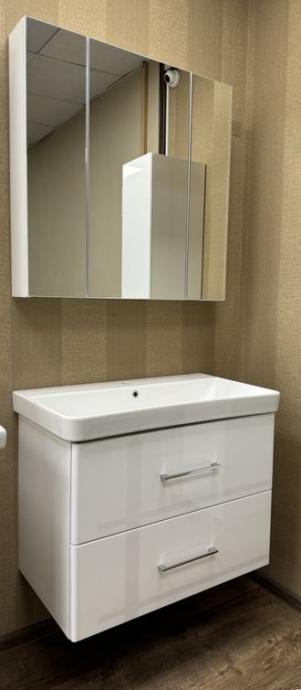 ВЫСТАВОЧНЫЙ ОБРАЗЕЦ: КОМПЛЕКТ МЕБЕЛИ АРАБЕСКО 80 ЦВЕТ БЕЛЫЙ ГЛЯНЕЦ ...