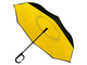 Обратный полуавтоматический умный зонт, цветной