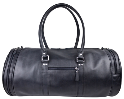 Кожаная дорожная сумка Belforte black (арт. 4011-01)