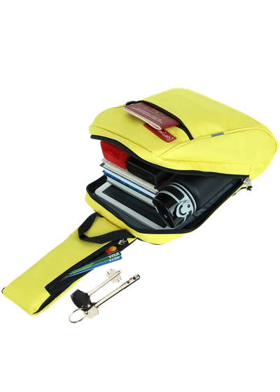 Рюкзак с одной лямкой - сумка на грудь Optimum XXL RL, желтый
