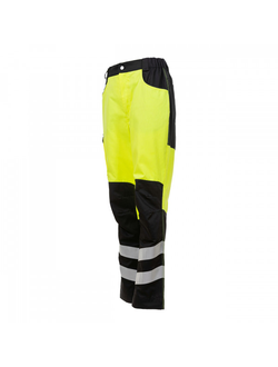 Женские сигнальные брюки Brodeks KS 319, желтый/черный