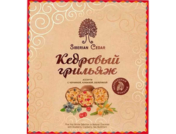 Конфеты Кедровый грильяж ассорти в шоколаде (клюква, черника, облепиха), 120г (Сибирский кедр)