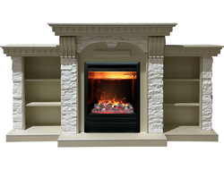 Электрокамин Дублин Премиум SL M2 с очагом 3D Olympic