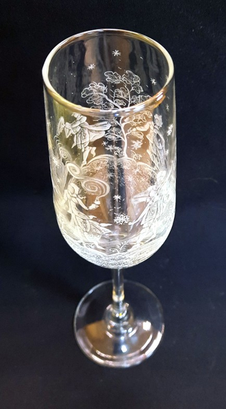 Бокалы для шампанского "Новогодние гулянья"