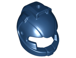 Minifigure, Headgear Helmet Space with Air Intakes and Hole on Top, Dark Blue (22380 / 6127054)