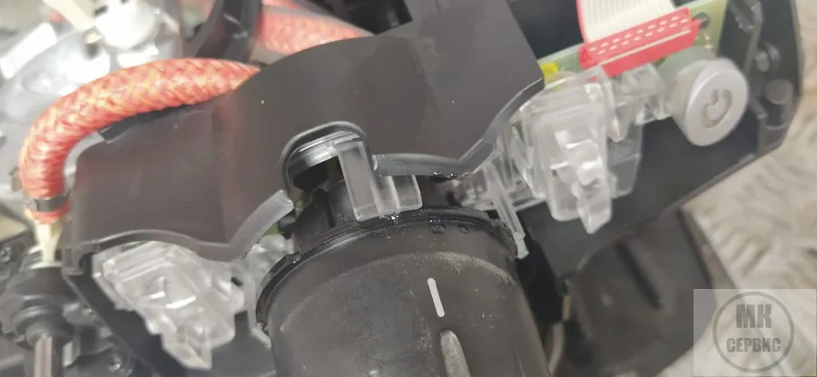 Смазка ручки регулировки