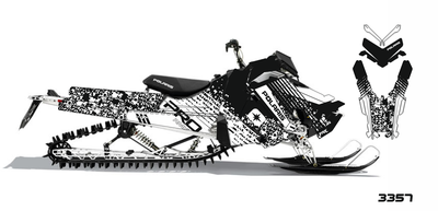 Наклейки на снегоход  Polaris Axys 2016 2017 2018 2019