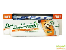 Зубная паста "Гвоздика" с щеткой; Dabur Herb`l — Clove,150 гр
