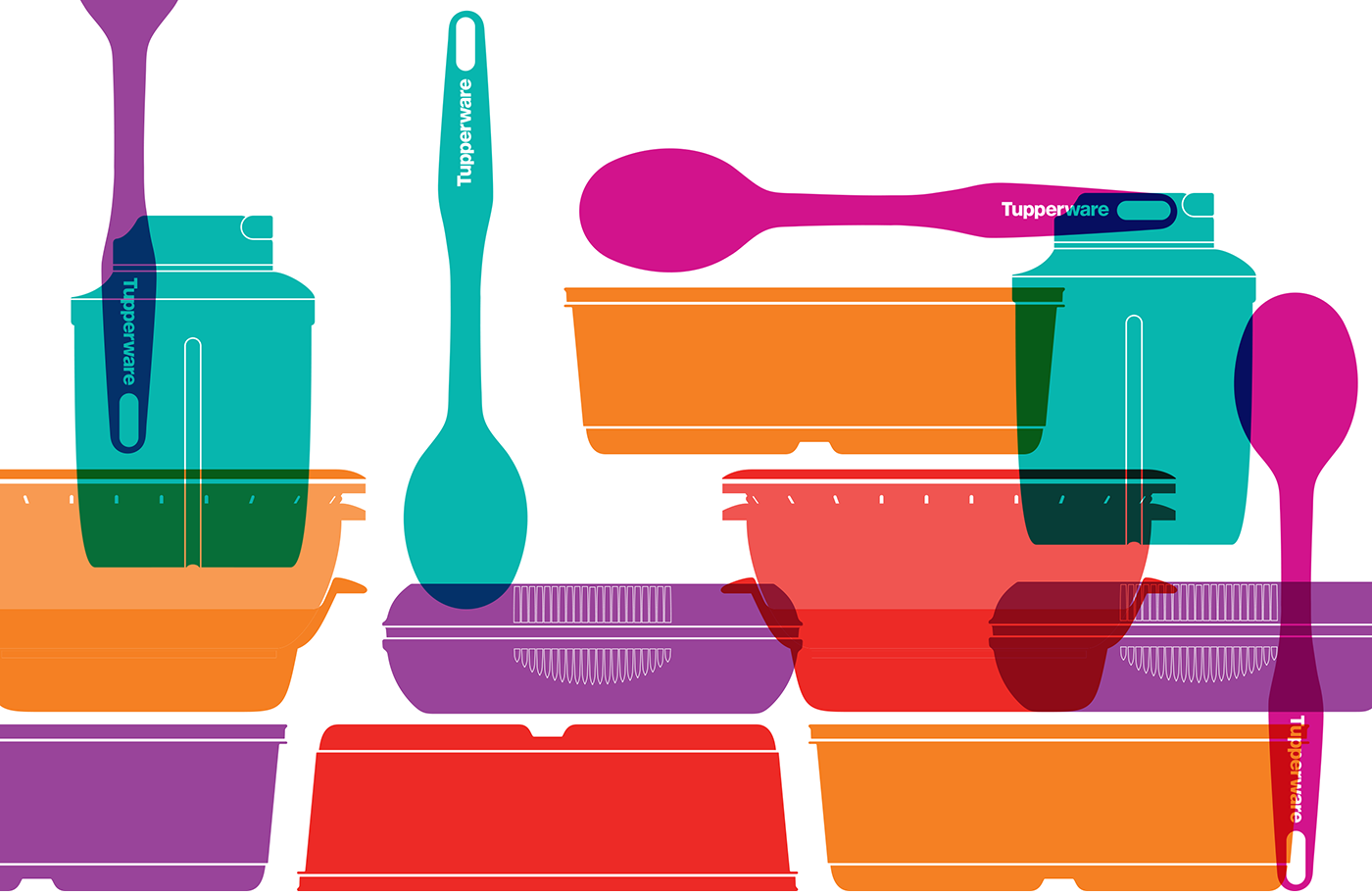 Tupperware вектор